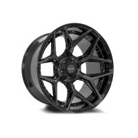 4P06 BBT Gloss Black / Brushed Face-Tinted Clear
