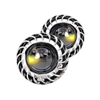 Morimoto® - Mini Turbine Chrome Retrofit Projector Shrouds