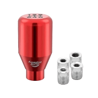 Speed Weighted Manual Universal Automatic Gear Shifter Shift Knobs Lever with 4 Adapters Fit Comp...