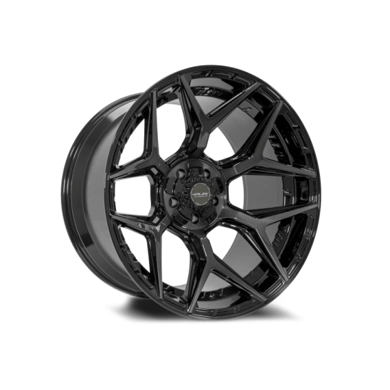 4P06 BBT Gloss Black / Brushed Face-Tinted Clear