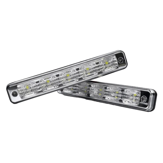 Lumen® - 7.5" Rectangular LED Daytime Running Lights with Auto On/Off