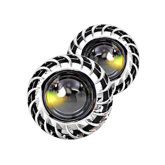 Morimoto® - Mini Turbine Chrome Retrofit Projector Shrouds