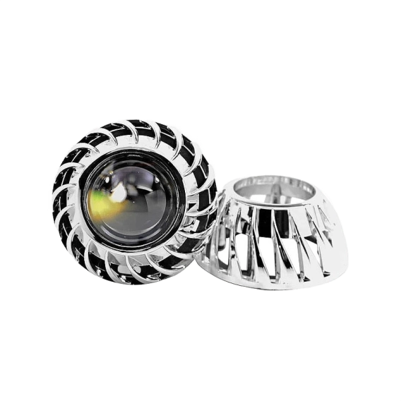 Morimoto® - Mini Turbine Chrome Retrofit Projector Shrouds