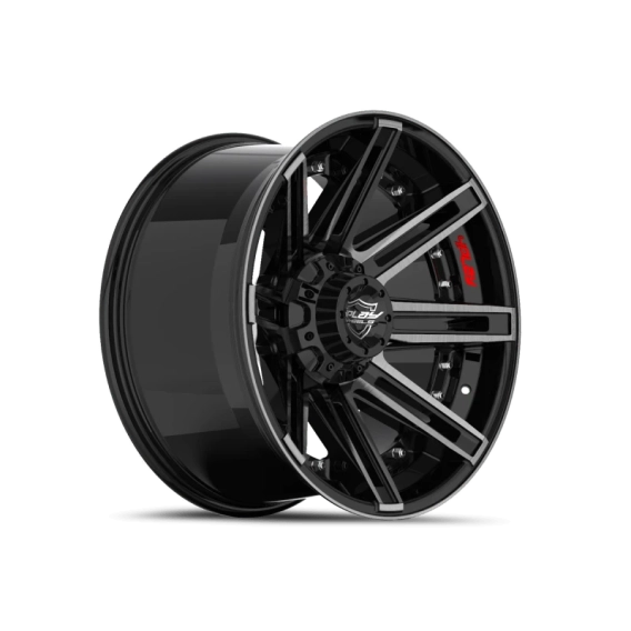 4P08 BBT Gloss Black / Brushed Face-Tinted Clear