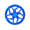 NICHE® - M268 TORSION Anodized Blue with Milled Accents