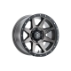 ICON Alloys Bandit, Gun Metal, 20 x 10 / 5 x 5, -24mm Offset, 4.5" BS