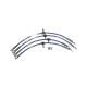 HALO Braided Brake Line Kit to fit Fiesta MK7 1.6 ST