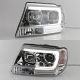 Spyder® - Chrome LED DRL Bar Projector Headlights