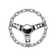3-Spoke Classic Chain Steering Wheel