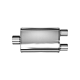 MagnaFlow® - XL Series Stainless Steel Oval Gray Exhaust Muffler