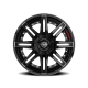 4P08 BBT Gloss Black / Brushed Face-Tinted Clear